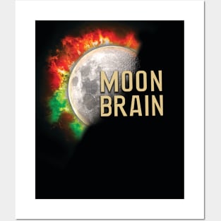 Moon Brain Posters and Art